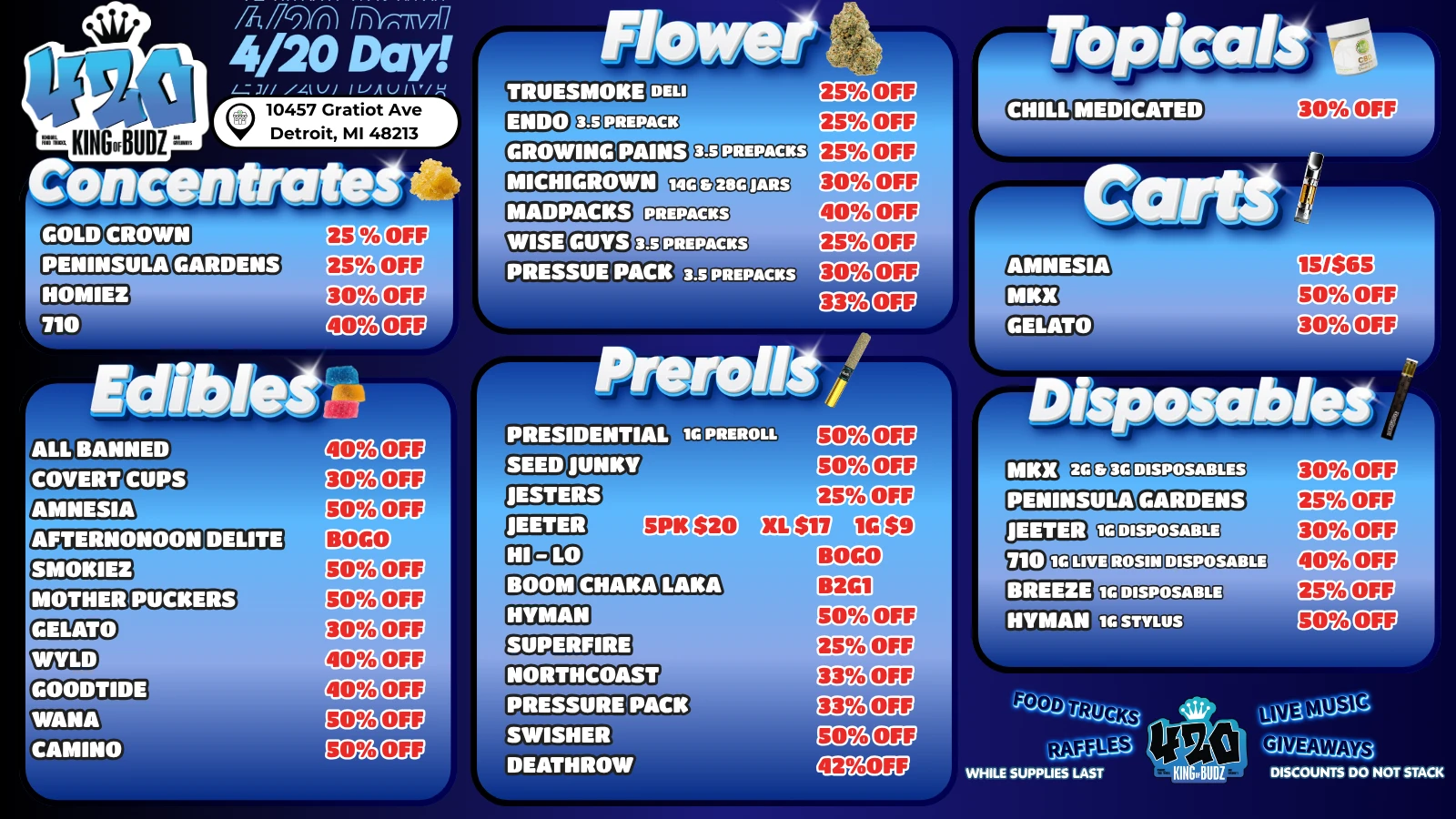 detroit dispensary 420 Weekend Deals