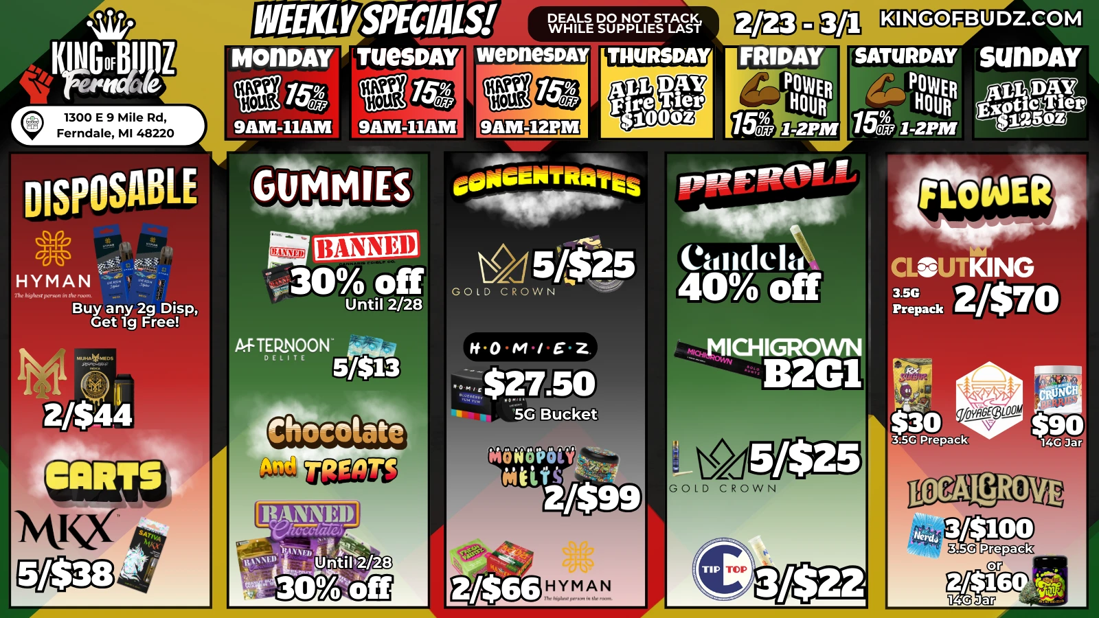 Weekly Deals