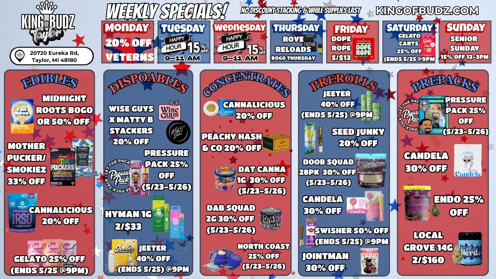 Memorial Deals