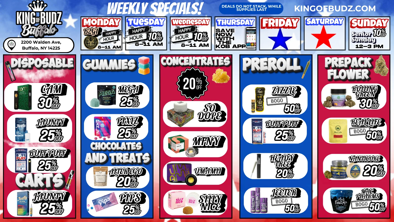 Memorial Deals