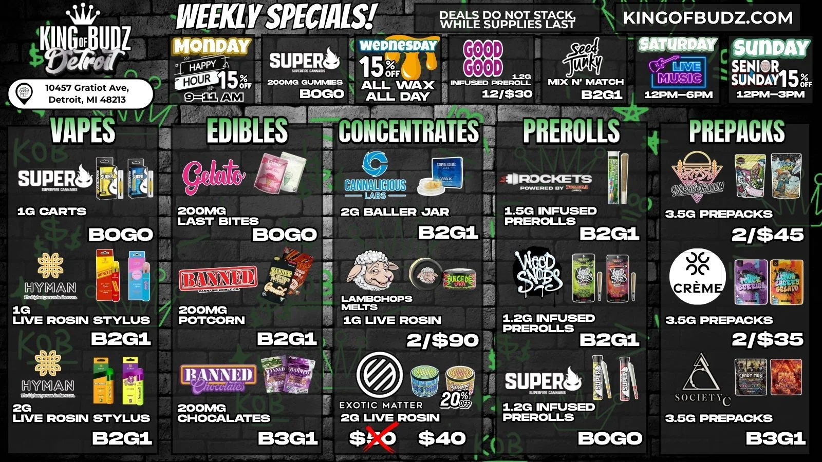 Weekly Deals