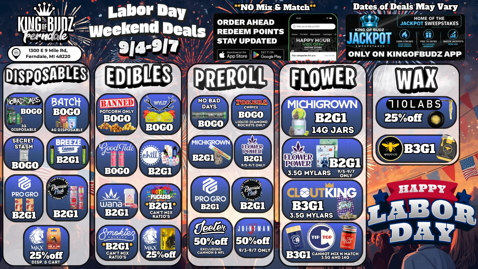 Labor Day Weekend Deals