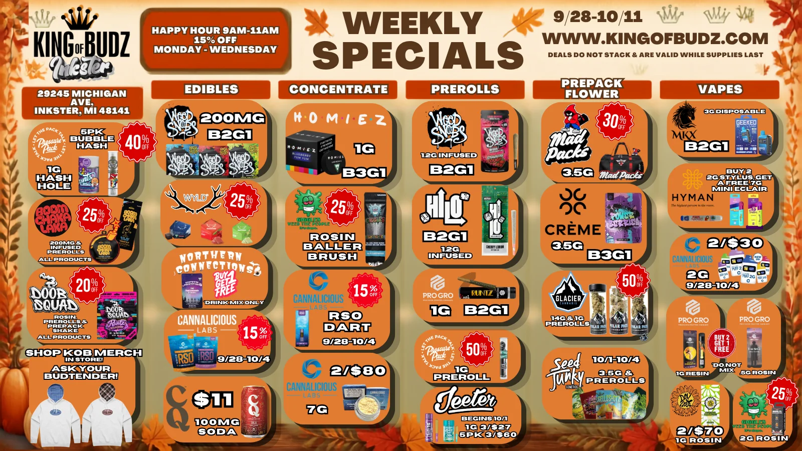 Harvest These Deals