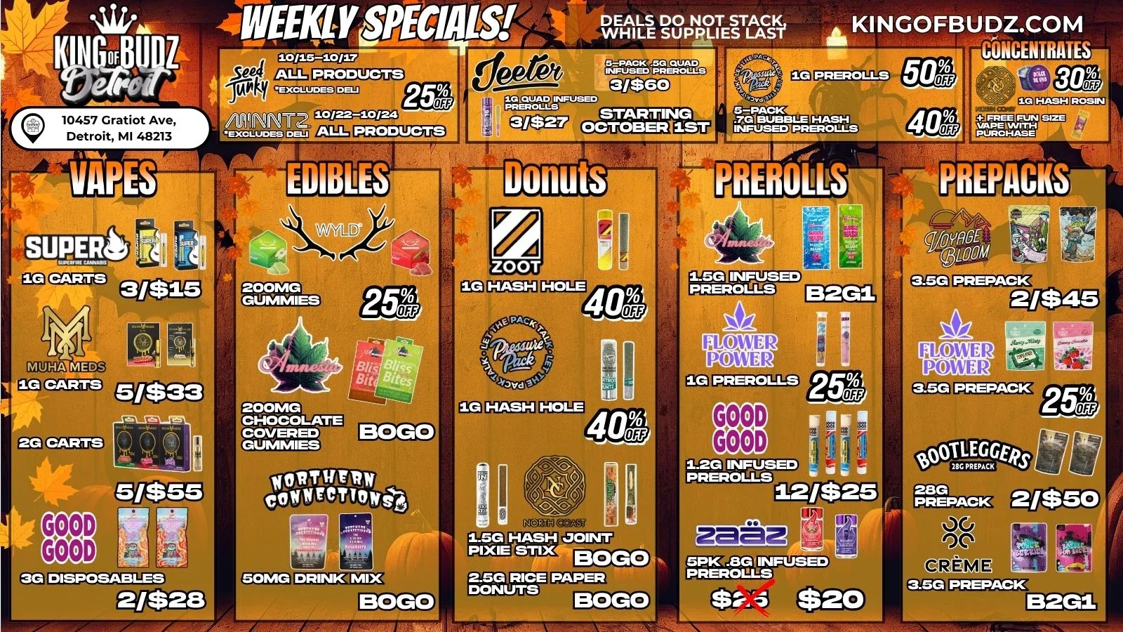 Spooky Savings